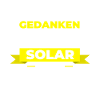 Solarenergie Solarpanel in Gedanken