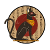 Sphinx chat d’Egypte Egypt Cercle