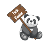 Against racism panda