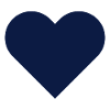 HEART dark blue