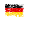 Germany german flag used-look flag