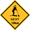 sup Australia roadsign