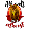 Cat atheist Lucifer