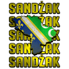 Sandzak Map, Sandzak Flag, Sandzak