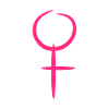 Venus symbol woman girl pink