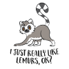 Jeg kan bare virkelig godt lide lemurer Ok Sjov lemur