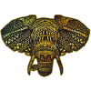 Elephant mandala India Africa