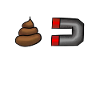 Scheißemagnet Scheiße Magnet Polizei