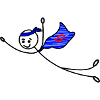 Superhero stickmen