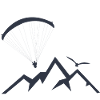 Paragliding Mountains Geschenkidee