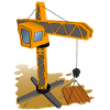 Grue, chantier