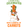 Feast rabbit carrot bunny vegetables