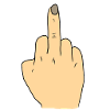 Middle finger gift