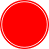 Circle red self-design