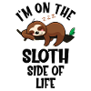 Funny sloth funny saying
