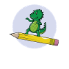 Schooling Dino pencil