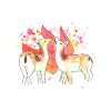 Deer in autumn