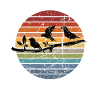 Bird watching retro