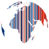 Climate Change - Warming Stripes - Earth