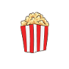 Cinema Circus Popcorn Estoy solo por las palomitas de maíz