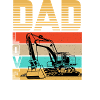 Excavator Dad Love