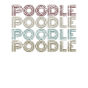 Retro Poodle Lover poodle