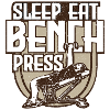 Bench press fitness gift