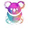 Aquarelle Koala Bear
