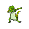 Sjov Dabbing Gecko Firben Gave