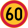 60 limit / speed limit