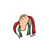 Kurdistan fierté du drapeau kurde