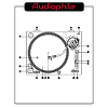 Audiophile Haut de gamme HiFi Turntable Musique Tshirt