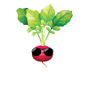 Radishes Sunglasses Gardening Gardener