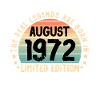 August 1972 Birthday