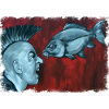 Fish vs punk