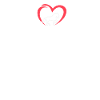 HIPPOPOTAME - Coeur Cavalière Idée cadeau