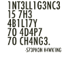 Stephen Hawking saying