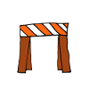 Closure of construction site