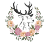 Hirschkopf Blumen