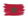 Maroc drapeau grunge t-shirt