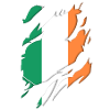 Ireland flag torn motif