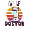 Funny llama doctor