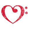Bass clef heart