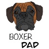 Boxer Dad Boxer Dog Design