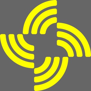 Streamr-logotypen på framsidan i gult