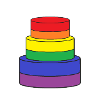 gay lgbt cake, Rainbow, rainbow