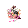 Owl in autumn 2