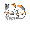 Nope Not Today cat lover