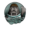 Walrus seal hipster