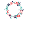 Create your own flower wreath